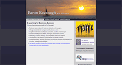 Desktop Screenshot of earonkavanagh.ca
